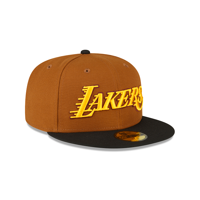 New Era Just Caps Chestnut Los Angeles Lakers 2023 59FIFTY Fitted Hat