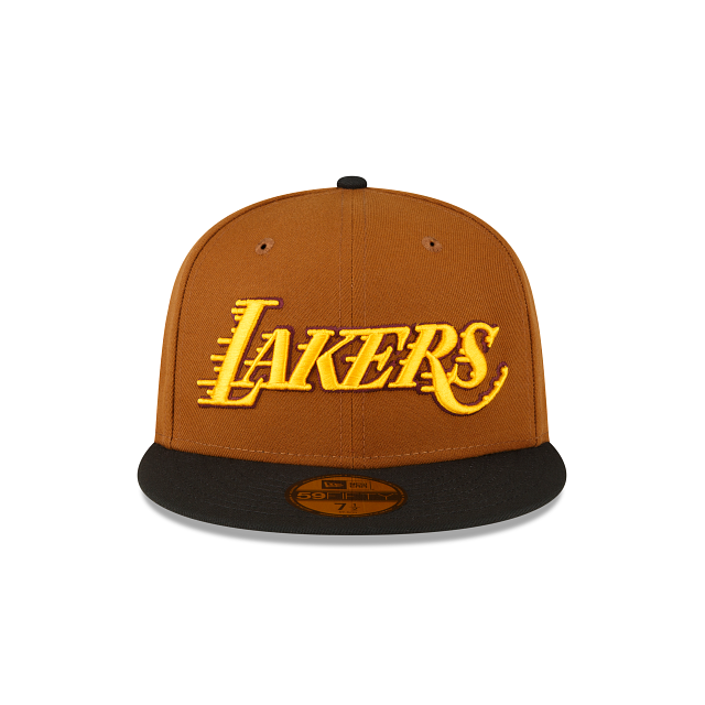 Black and 2024 yellow lakers hat