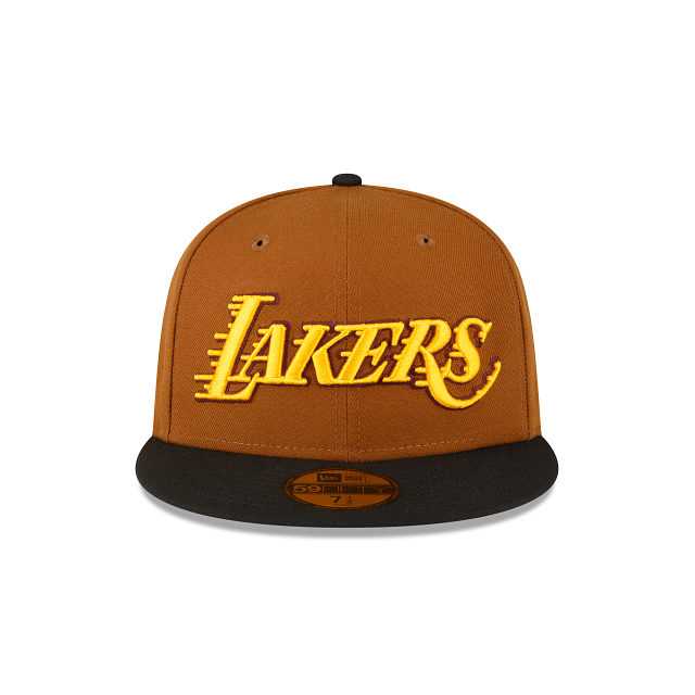 New Era Flat Brim 59FIFTY The Elements Water Pin Los Angeles Lakers NBA  Blue Fitted Cap