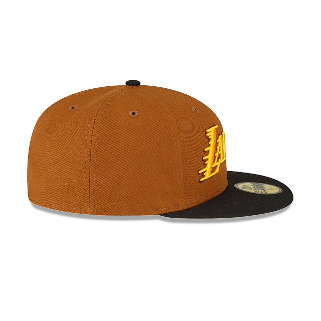 New Era Just Caps Chestnut Los Angeles Lakers 2023 59FIFTY Fitted Hat