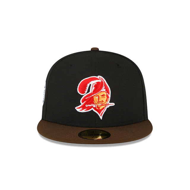 New Era Tampa Bay Buccaneers Black Walnut 2023 59FIFTY Fitted Hat