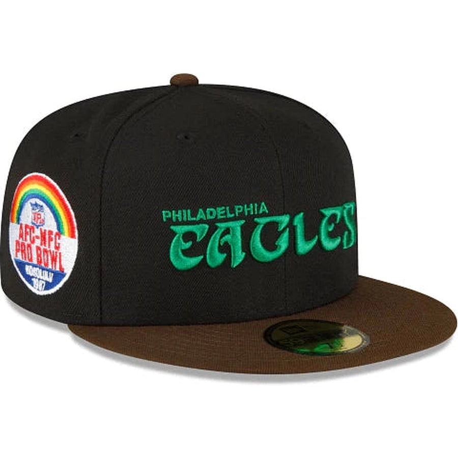 New Era Philadelphia Eagles Black Walnut 2023 59FIFTY Fitted Hat