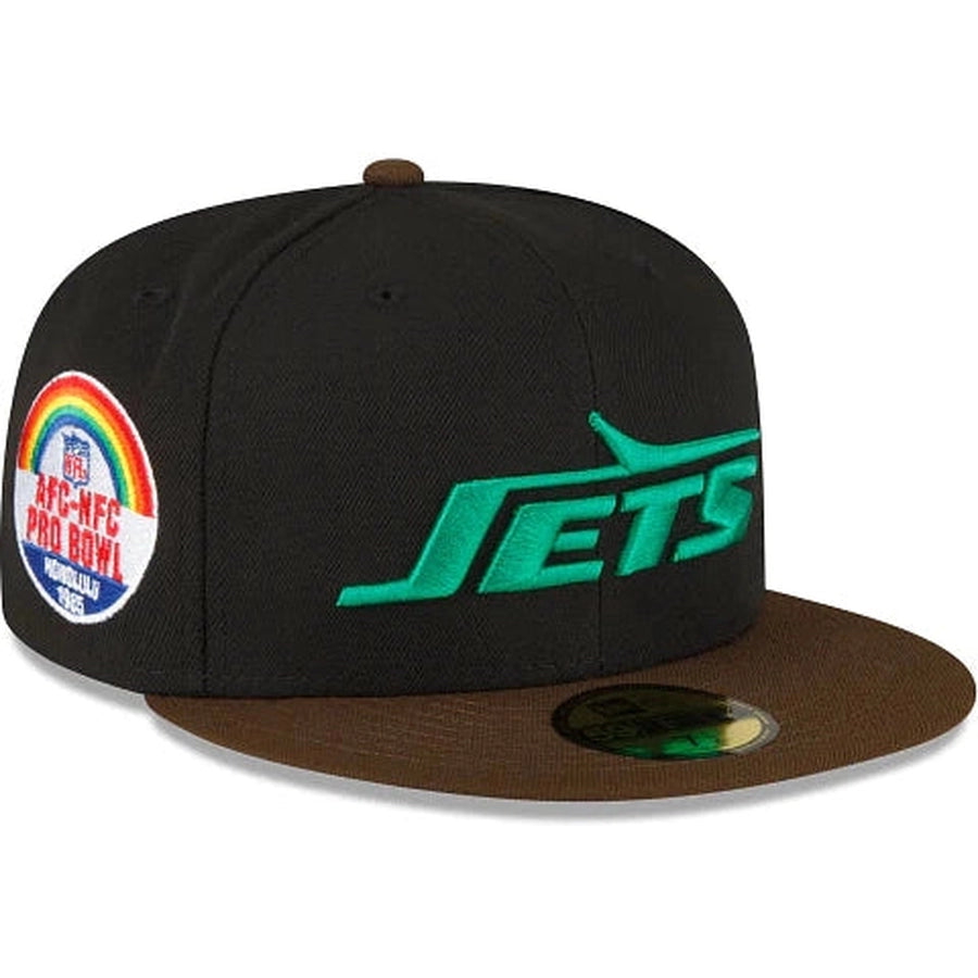 New Era New York Jets Black Walnut 2023 59FIFTY Fitted Hat