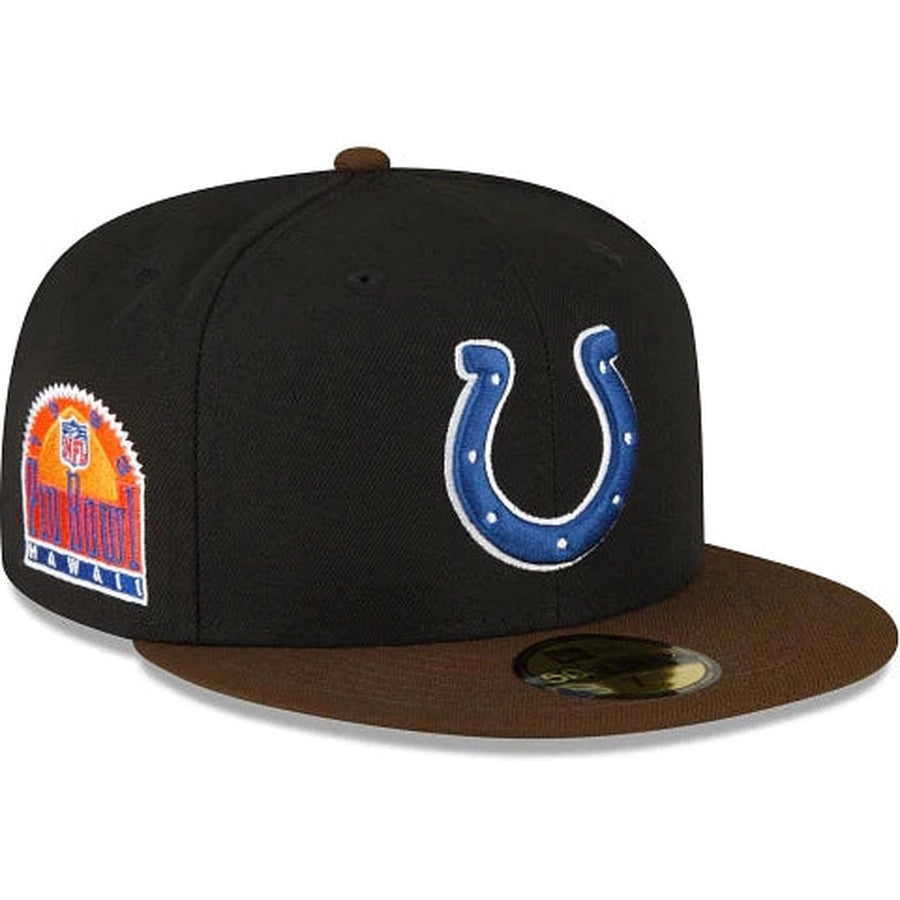 New Era Indianapolis Colts Black Walnut 2023 59FIFTY Fitted Hat