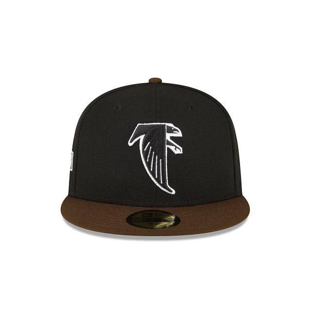 New Era Atlanta Falcons Black Walnut 2023 59FIFTY Fitted Hat