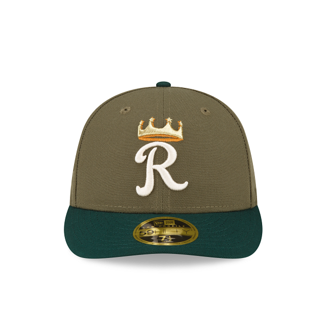Men's New Era Stone/Royal Kansas City Royals Retro 59FIFTY Fitted Hat