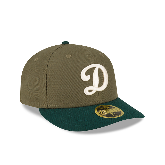 New Era Los Angeles Dodgers Olive Low Profile 2023 59FIFTY Fitted Hat