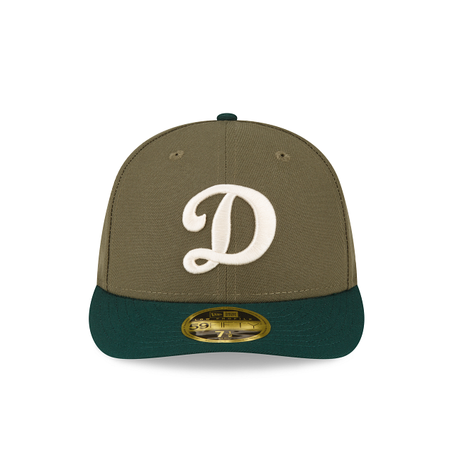 New Era Los Angeles Dodgers Olive Low Profile 2023 59FIFTY Fitted Hat