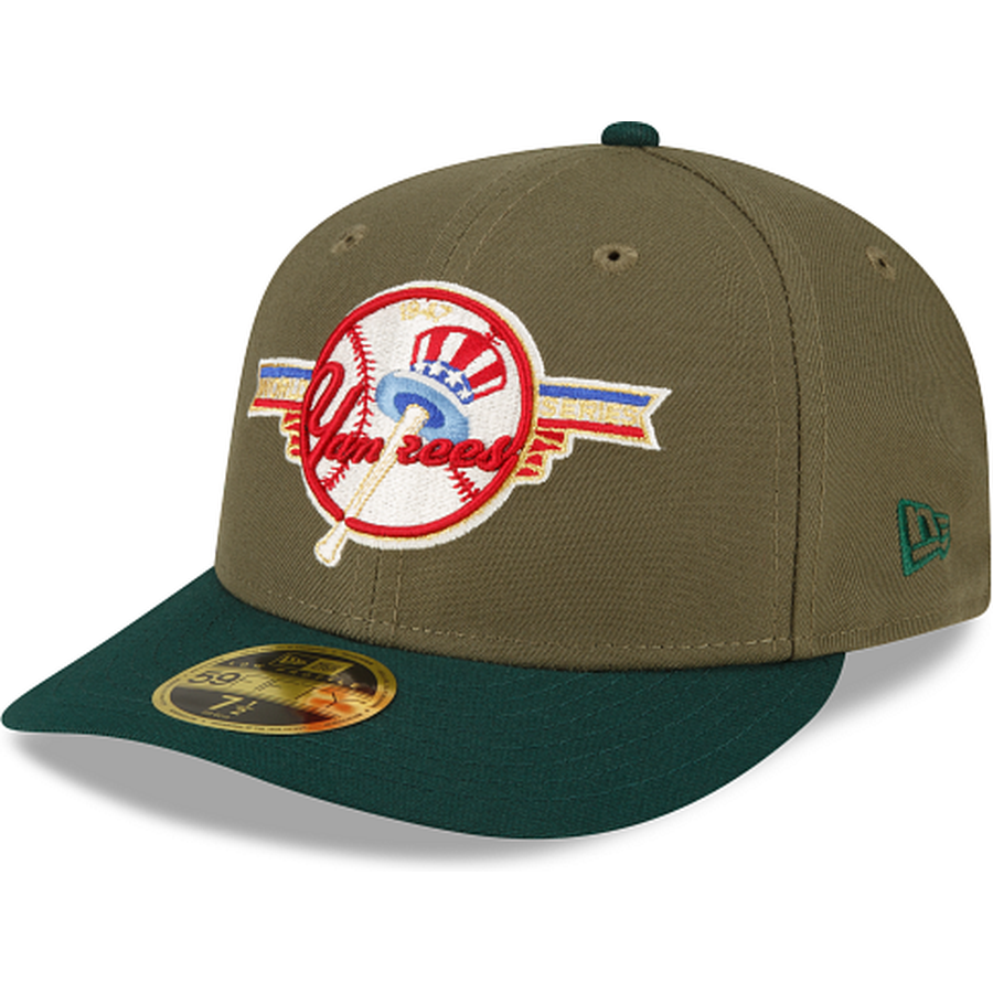 New Era New York Yankees Olive Low Profile 2023 59FIFTY Fitted Hat