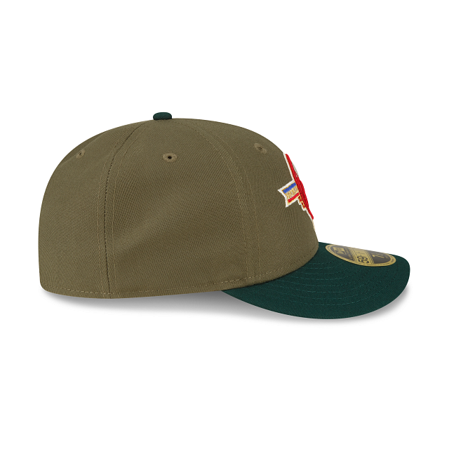 Casquette New Era 59Fifty New York Yankees - Couleur Olive, 100% Polyester, Neuve