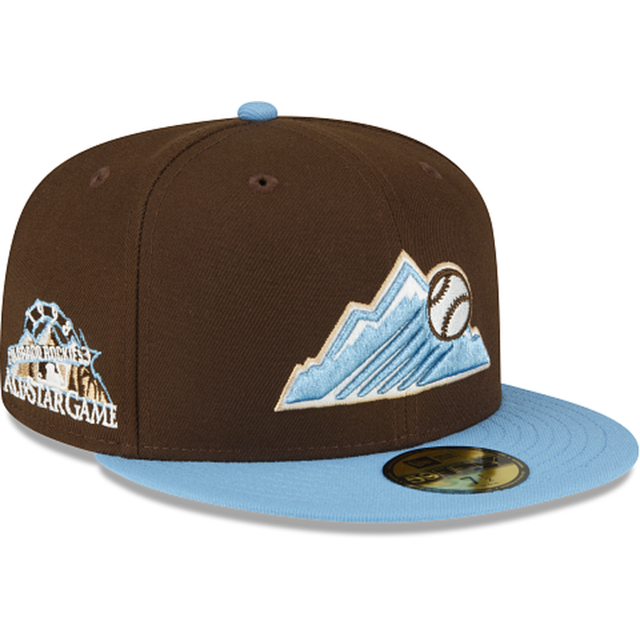 New Era Colorado Rockies Walnut Sky 2023 59FIFTY Fitted Hat