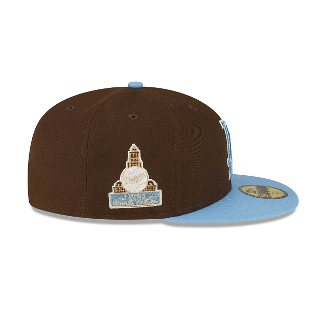 New Era Los Angeles Dodgers Walnut Sky 2023 59FIFTY Fitted Hat