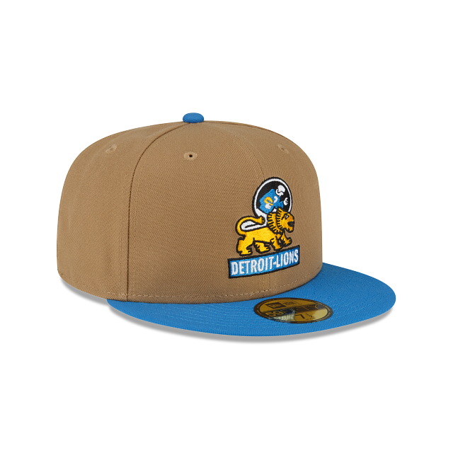 New Era Detroit Lions Throwback 2023 59FIFTY Fitted Hat