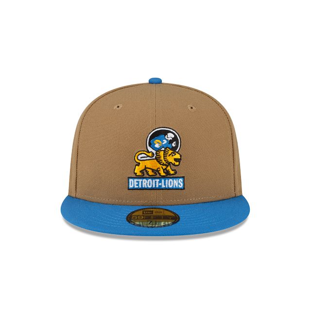 New Era Detroit Lions Throwback 2023 59FIFTY Fitted Hat