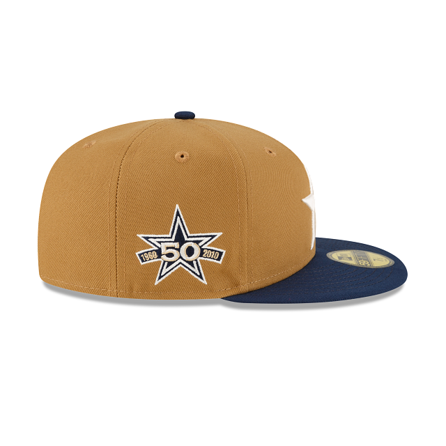 New Era Dallas Cowboys Ivory Wheat 2023 59FIFTY Fitted Hat