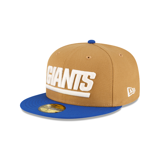 New Era New York Giants Ivory Wheat 2023 59FIFTY Fitted Hat