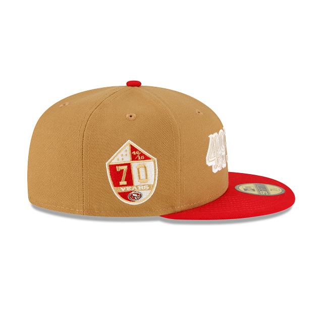 New Era San Francisco 49ers Ivory Wheat 2023 59FIFTY Fitted Hat