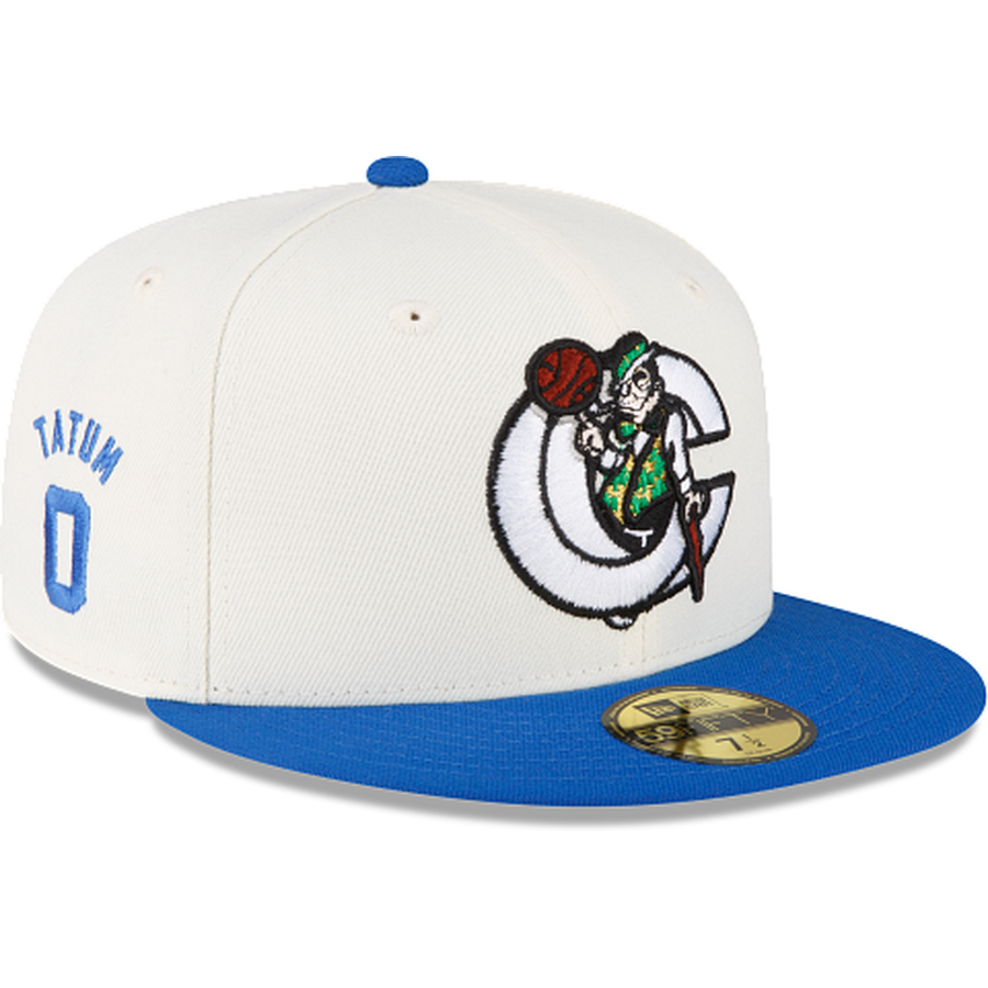 New Era Boston Celtics X Concepts X Jayson Tatum Chrome Blue 2023 59FIFTY Fitted Hat