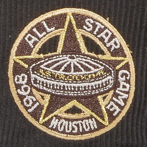 New Era x Eblens Houston Astros Walnut Corduroy 1968 All-Star Game 59FIFTY Fitted Hat