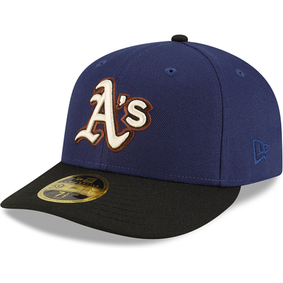 New Era Oakland Athletics Navy Low Profile 2023 59FIFTY Fitted Hat
