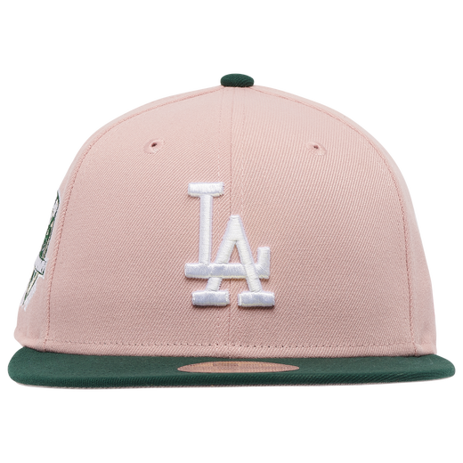 New Era Los Angeles Dodgers Blush Pink/Green 50th Anniversary 59FIFTY Fitted Hat