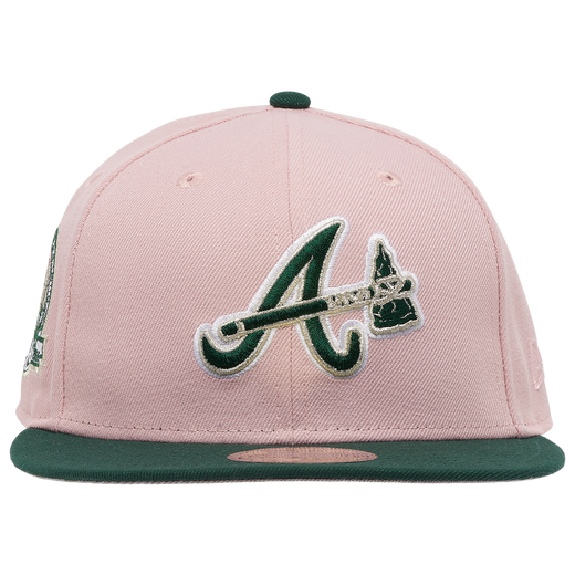 New Era Atlanta Braves Blush Pink/Green 40th Anniversary 59FIFTY Fitted Hat