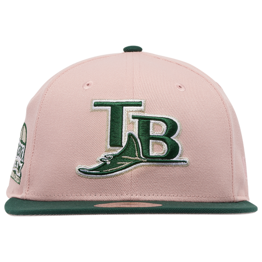 New Era Tampa Bay Rays Blush Pink/Green Tropicana Field 59FIFTY Fitted Hat