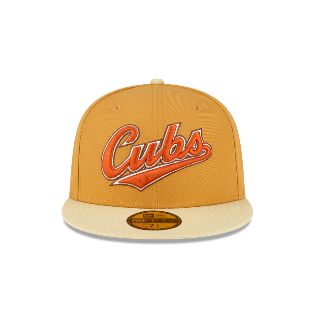 New Era Just Caps Tan Tones Chicago Cubs 2023 59FIFTY Fitted Hat