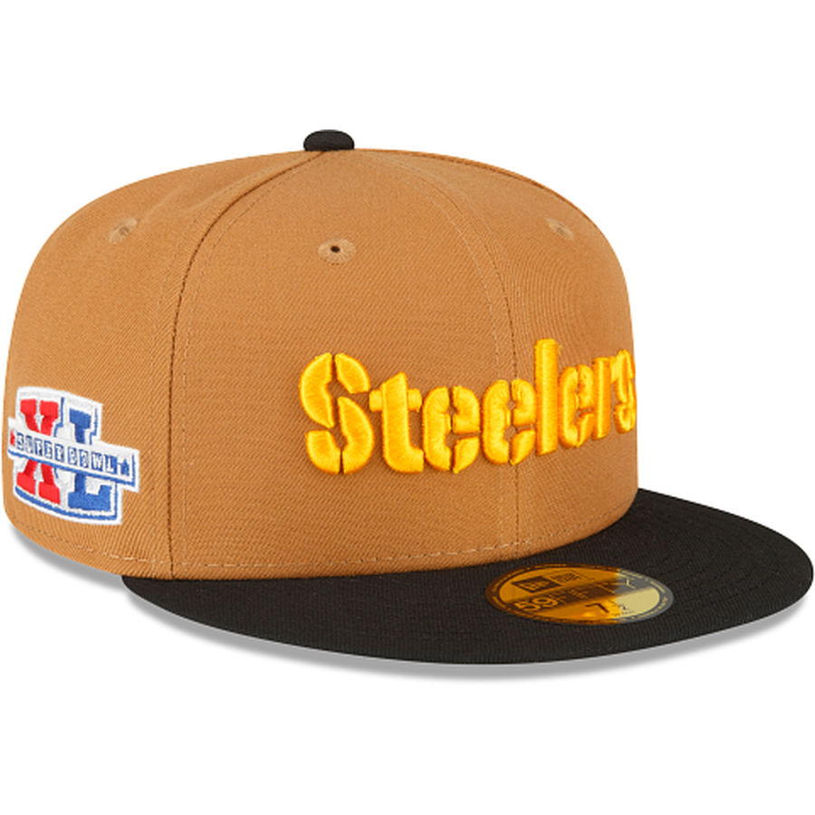 New Era Pittsburgh Steelers Light Bronze 2023 59FIFTY Fitted Hat