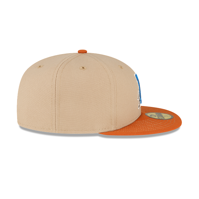 New Era Just Caps Beige Camel Durham Bulls 2023 59FIFTY Fitted Hat
