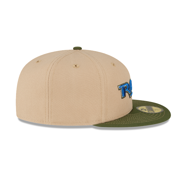 New Era Just Caps Beige Camel Tampa Bay Rays 2023 59FIFTY Fitted Hat