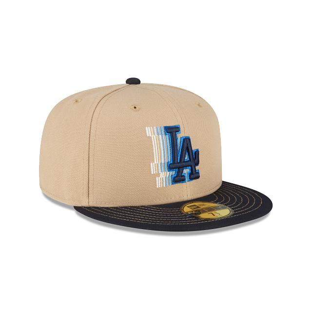 New Era Just Caps Beige Camel Los Angeles Dodgers 2023 59FIFTY Fitted Hat