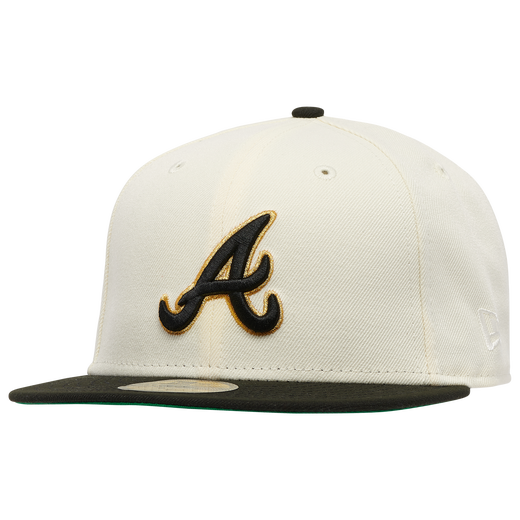 New Era Atlanta Braves Chrome/Black/Gold 1995 World Series 59FIFTY Fitted Hat
