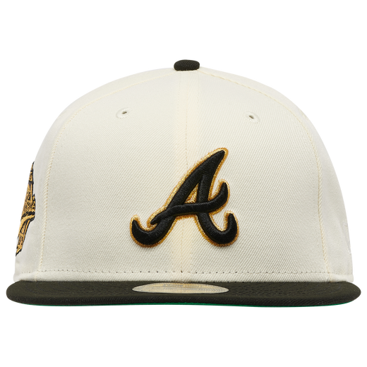 New Era Atlanta Braves Chrome/Black/Gold 1995 World Series 59FIFTY Fitted Hat