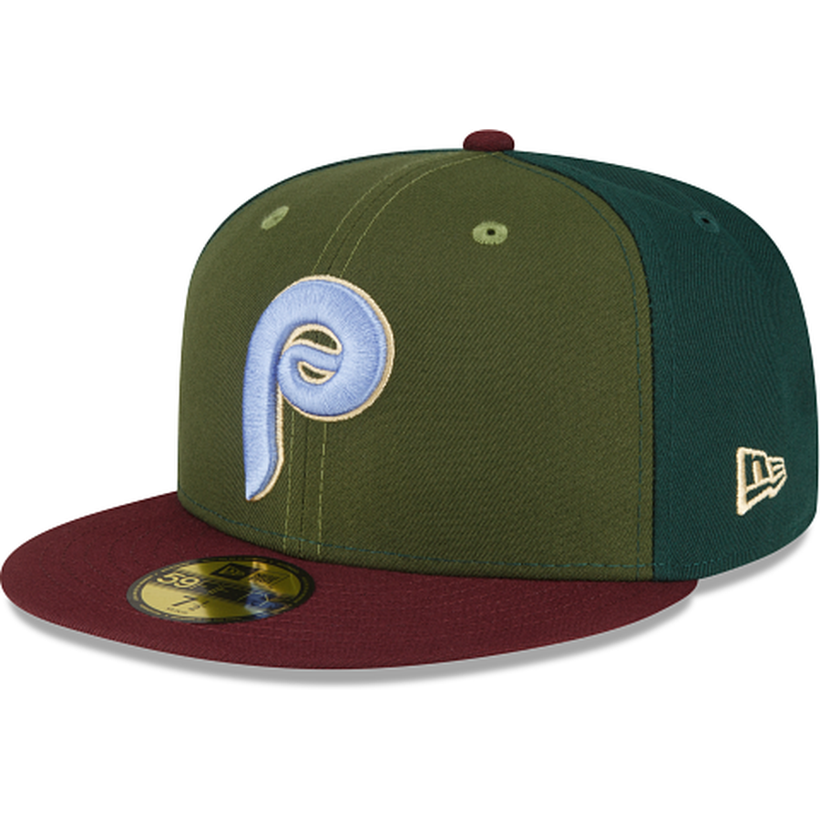 New Era Just Caps Dark Green Philadelphia Phillies 2023 59FIFTY Fitted Hat