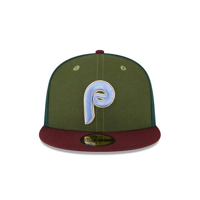 New Era Just Caps Dark Green Philadelphia Phillies 2023 59FIFTY Fitted Hat