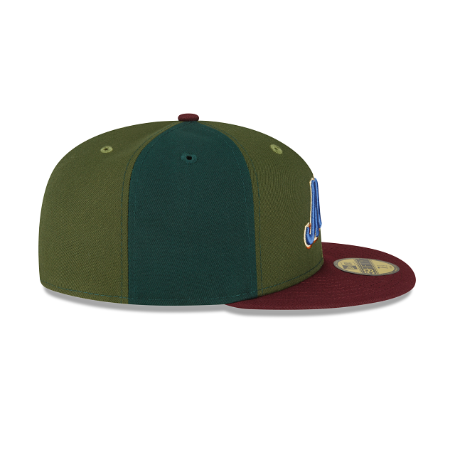 New Era Just Caps Dark Green New York Mets 2023 59FIFTY Fitted Hat