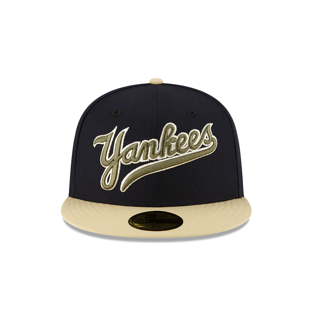 New Era Just Caps Ivory Visor New York Yankees 2023 59FIFTY Fitted Hat