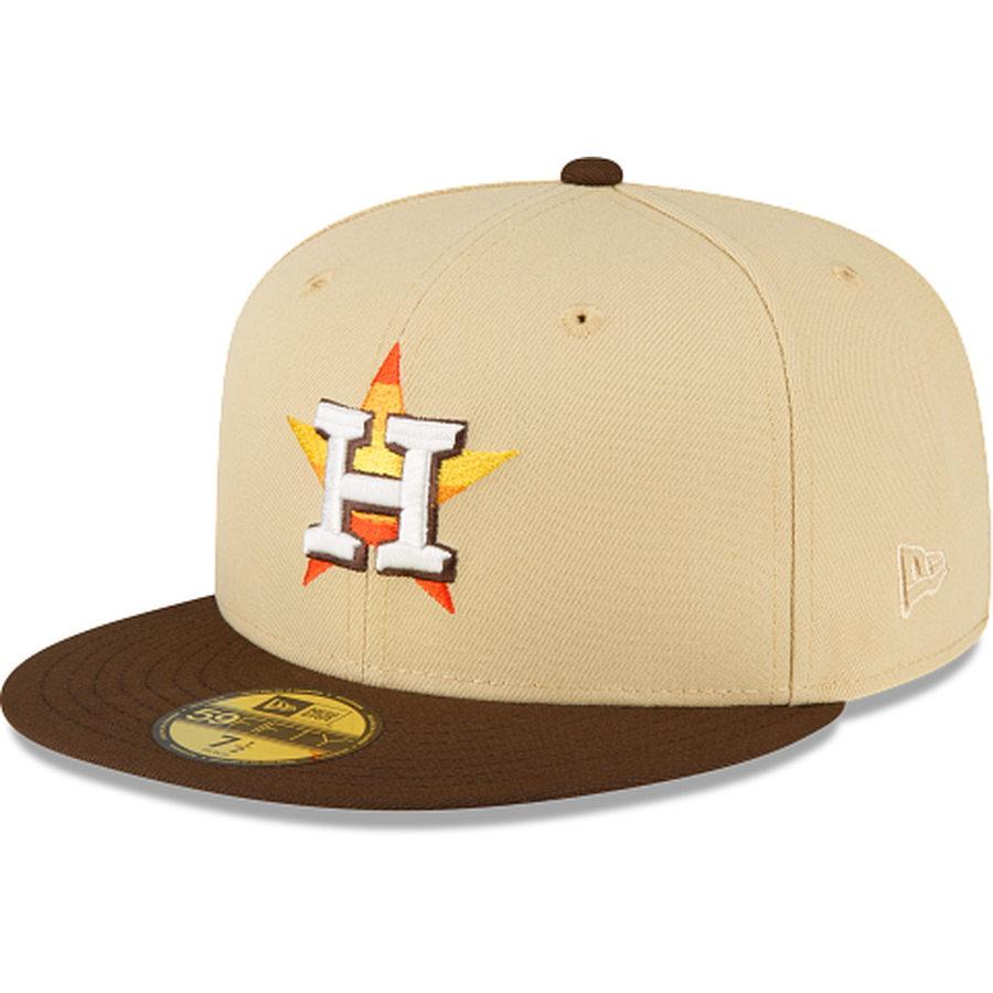 New Era Houston Astros Blond 59FIFTY Fitted Hat