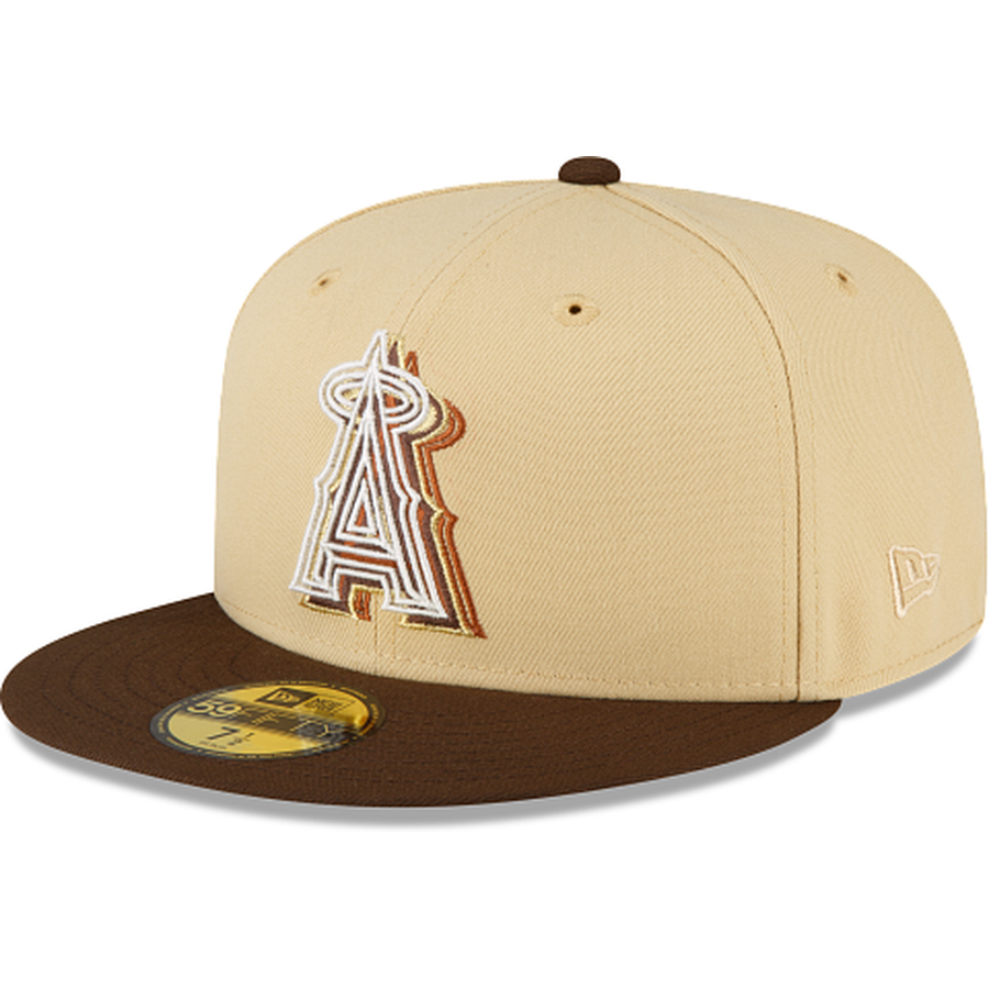New Era Los Angeles Angels Blond 59FIFTY Fitted Hat