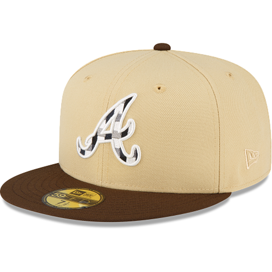 New Era Atlanta Braves Blond 59FIFTY Fitted Hat