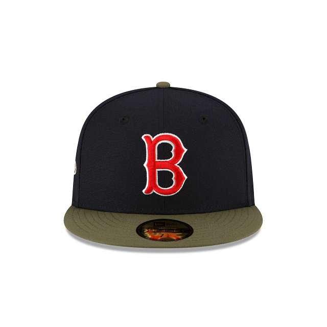 New Era Just Caps Dark Forest Visor Boston Red Sox 2023 59FIFTY Fitted Hat