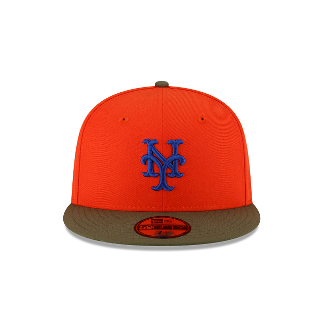 New Era Just Caps Dark Forest Visor New York Mets 2023 59FIFTY Fitted Hat