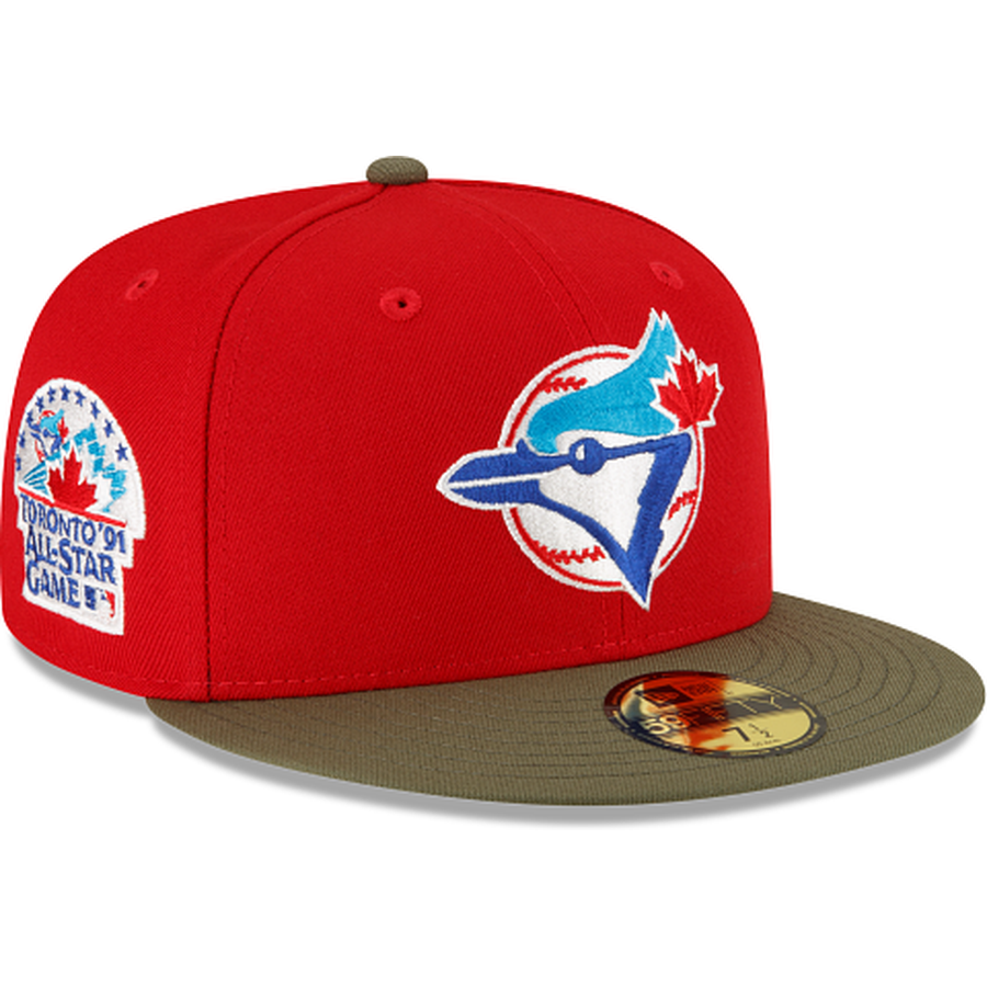 New Era Just Caps Dark Forest Visor Toronto Blue Jays 2023 59FIFTY Fit