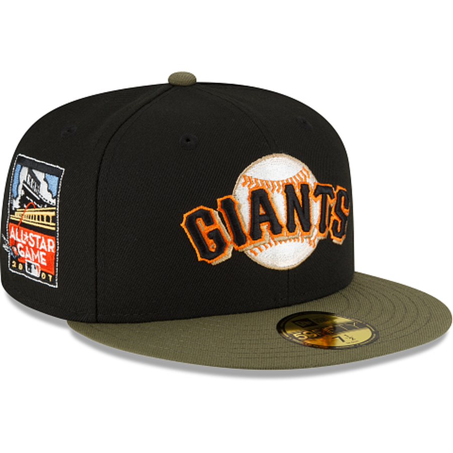 New Era Just Caps Dark Forest Visor San Francisco Giants 2023 59FIFTY Fitted Hat