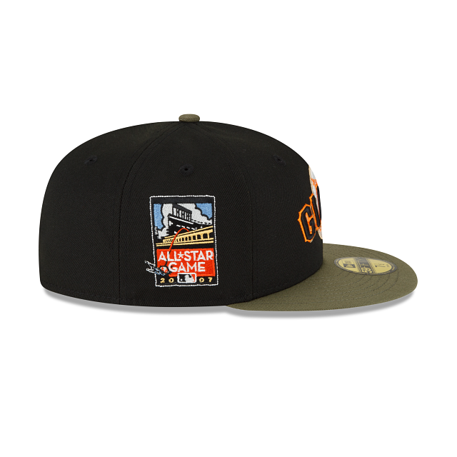 New Era Just Caps Dark Forest Visor San Francisco Giants 2023 59FIFTY Fitted Hat