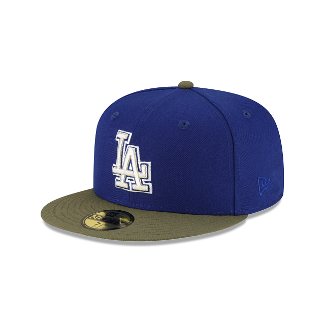 New Era Just Caps Dark Forest Visor Los Angeles Dodgers 2023 59FIFTY Fitted Hat