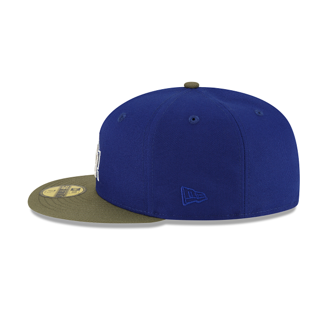 New Era Just Caps Dark Forest Visor Los Angeles Dodgers 2023 59FIFTY Fitted Hat