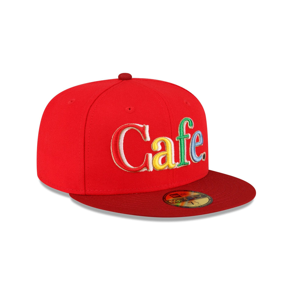 New Era Cafe X New Era Red 2023 59FIFTY Fitted Hat