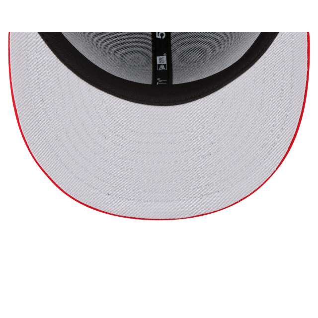 New Era Just Caps Black Satin Los Angeles Angels 2023 59FIFTY Fitted H
